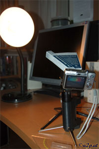 Handspektroskop mit Lampe